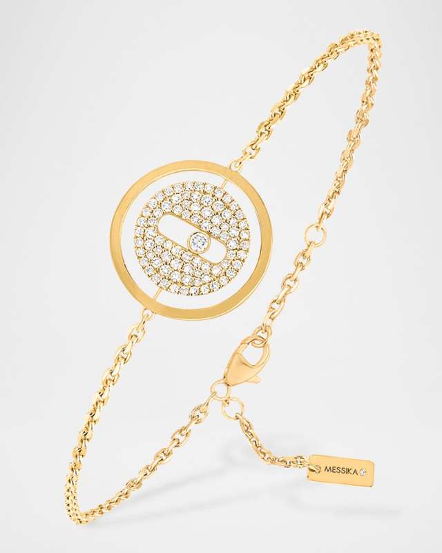 Lucky Move 18k Yellow Gold Small Diamond Bracelet